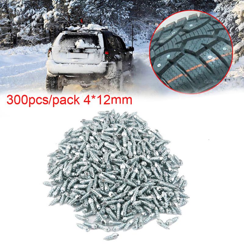 Abrasion-resistant 300pcs Winter 12mm Tire Snow Non-slip Screw Chain Spike Tire Stud Screw Chain Spike 12mm 300pcs