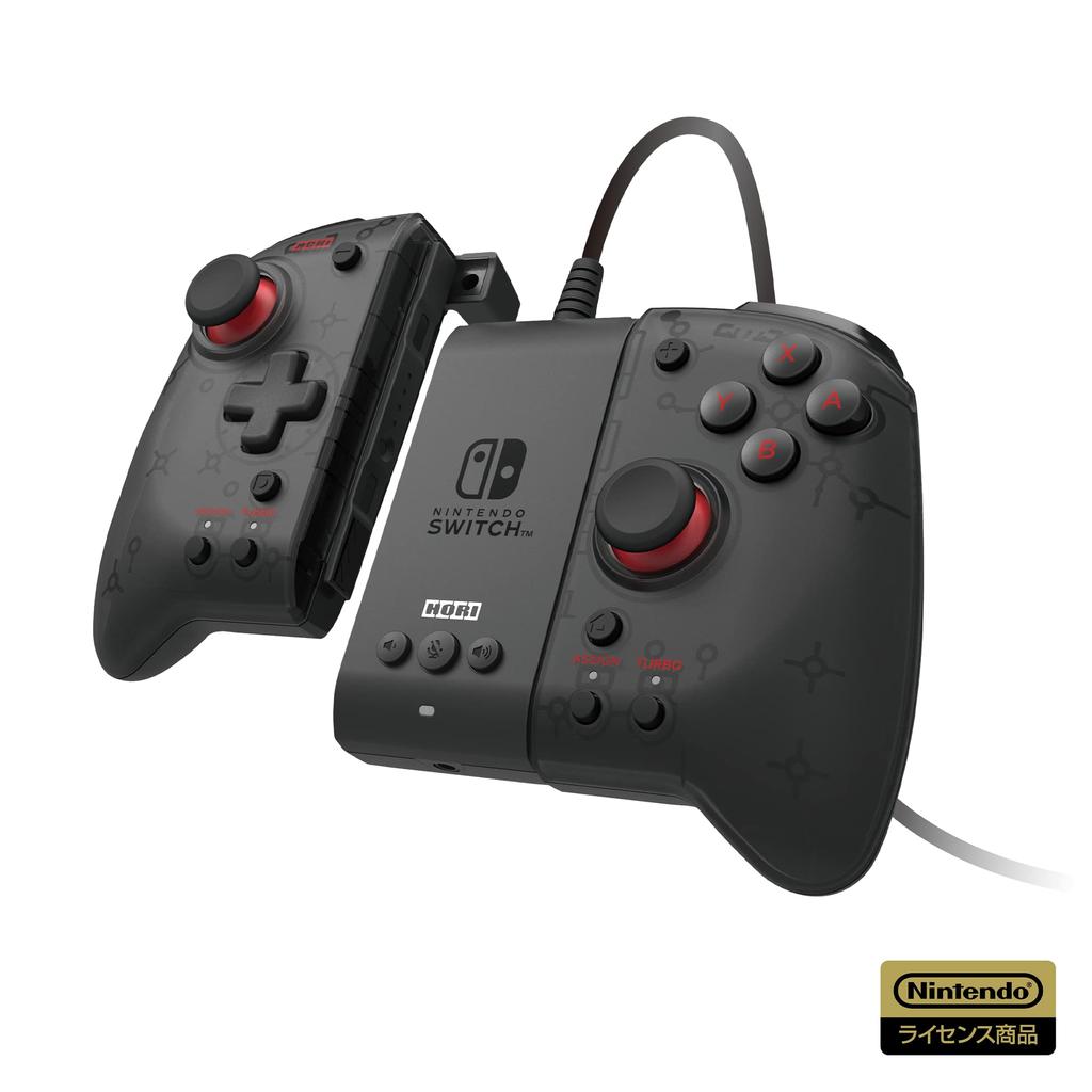 Licensed Grip Controller Attachment Set for Nintendo Switch with Both Nintendo Switch Old Models and Organic EL [Nintendo Product] [Compatible Models]