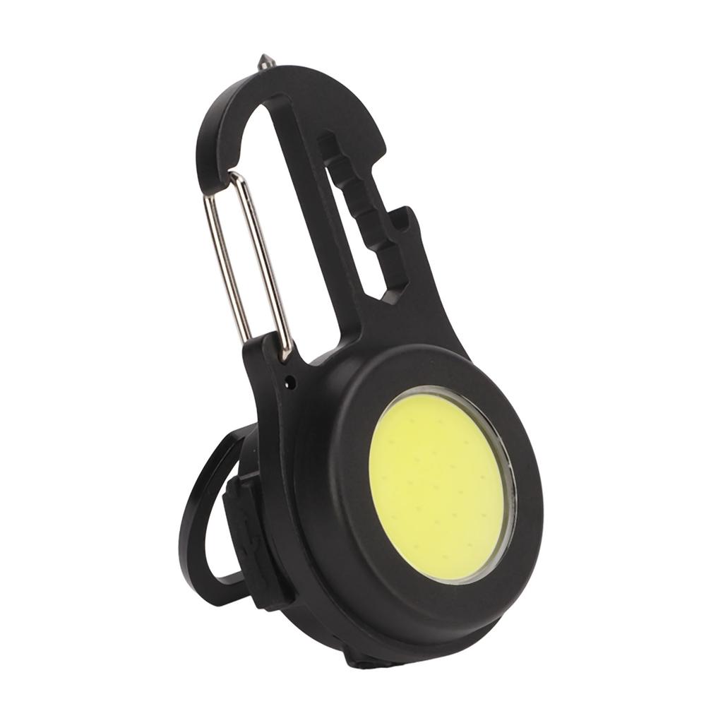Mini LED Flashlight Portable Multifunction USB Mini Keychain COB Work Lights for Outdoor