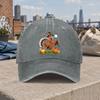 Thanksgiving Turkey Golf Vintage Washed Baseball Cap Unisex Dad Hat Casual Holiday Gift