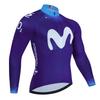 Movistar Autumn Cycling Jersey Set Ropa Ciclismo Spring Man Long Sleeve Bicycle Clothing MTB Jersey Bicicleta Maillot Culotte