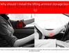 Nastaviteľná podložka lakťovej opierky do auta pre výšku a úľavu od únavy
