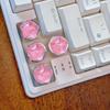 Mechanical Keyboard with Four-Switch Cross Light-Through Keycaps and Directional Magnetic Switch for Nail Art