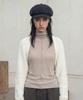 Eondeokeonteulolseutyudio Suede Hunting Cap Castro Beret / T Suede / H Navy