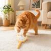 Cat Catnip Toy Toys, Plush Ocean Toys for Cats, Shark Fish Ray Shapes Interactive Kicker, Natural Filled Soft Chewing Teething Stress Relief,