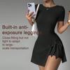 Women's Casual Yoga & Sports Skirt - Spring/Summer Beautiful Back Two-Piece for Golf & Tennis