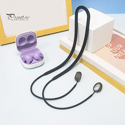 Earphones Neck Rope Tangle-free Anti-fall Silicone Sensory-free Wearing Earbuds Neck Strap for Samsung Galaxy Buds 2 Pro