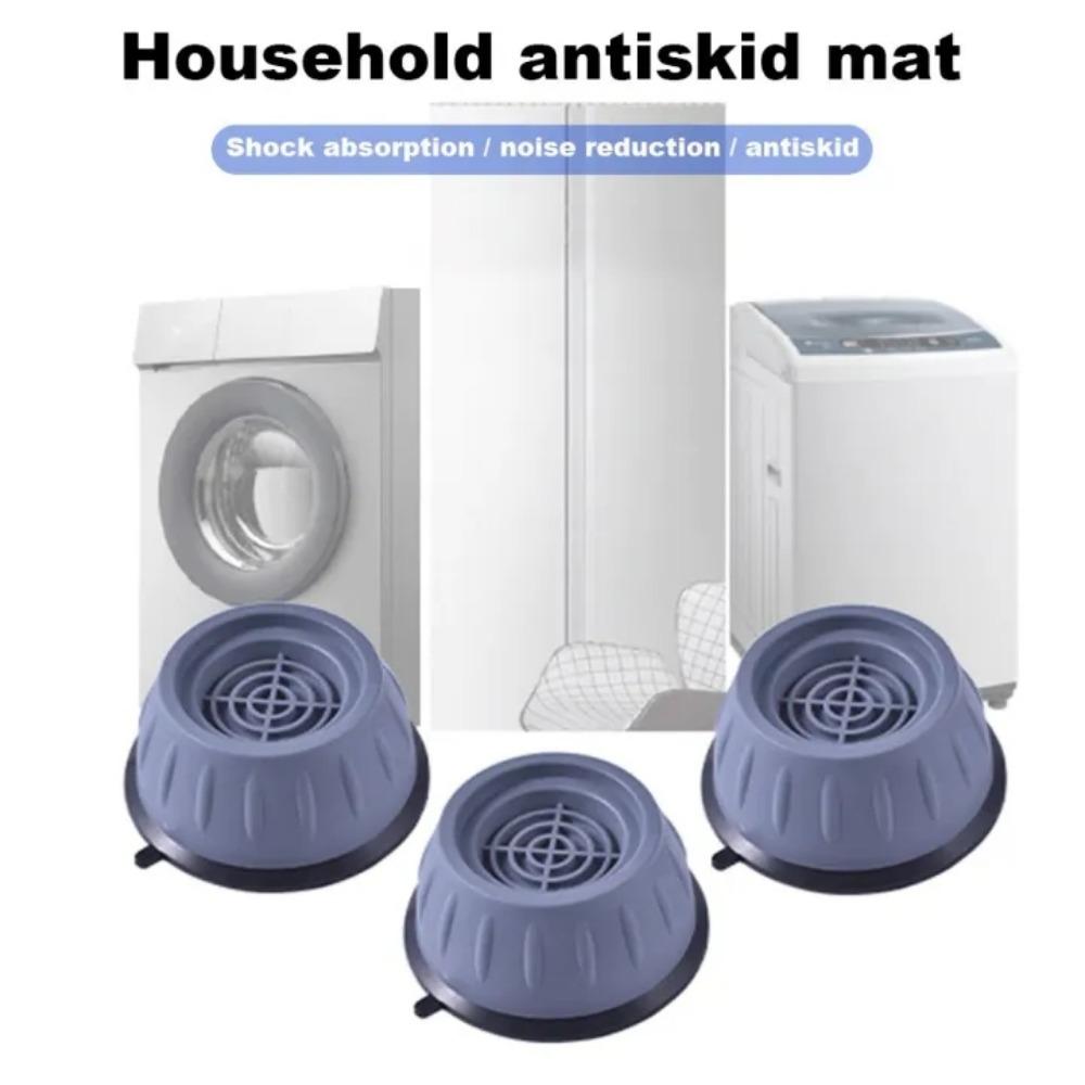 4pc Anti Vibration Feet Pads Rubber Mat Slipstop Silent Dampers Stand Universal Washing Machine Refrigerator Furniture Foot Pad