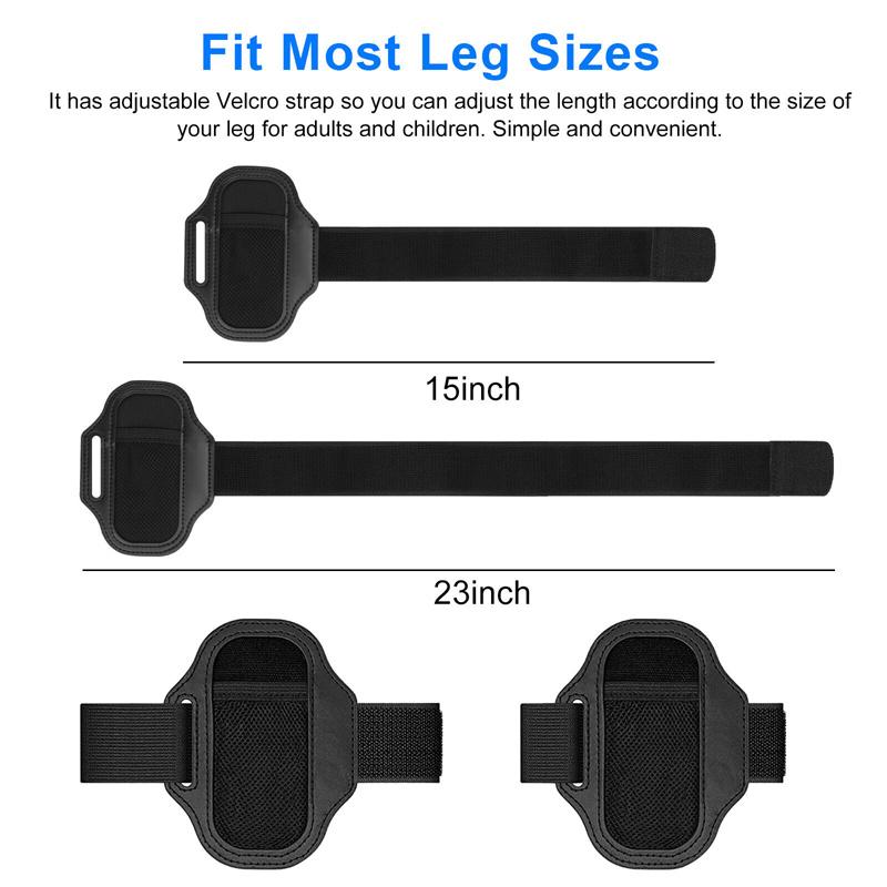2Pc Leg Strap For Switch Sports Play Soccer, For Joycons Switch Oled Model Controller Game Accessories,Adjustable Elastic Strap