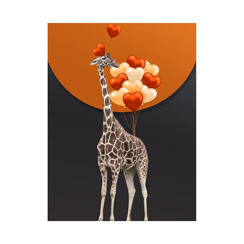 Animals Art Abstract Giraffe,Elephant,Zebra,Cat Poster Decor Poster Canvas Painting Wall Pictures Home Decor