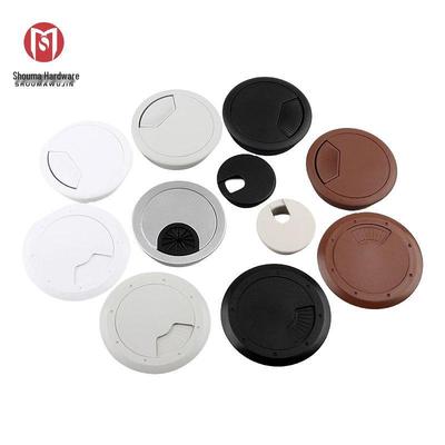 Round Desktop Cable Organizer & Decoration Ring – Cable Hole Cover & Wiring Outlet Seal