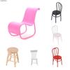 22 Styles Simulation Small Sofa Stool Chair Furniture Model Toys For Doll House Decoration Dollhouse Miniature Accessories