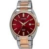 Citizen Citizen Quartz Men S Watch Bi5104 57X Wine Red Dial Silver X Pink Gold overSeaS Model [parallel Imported Product] Wine Red Bi5104 57X