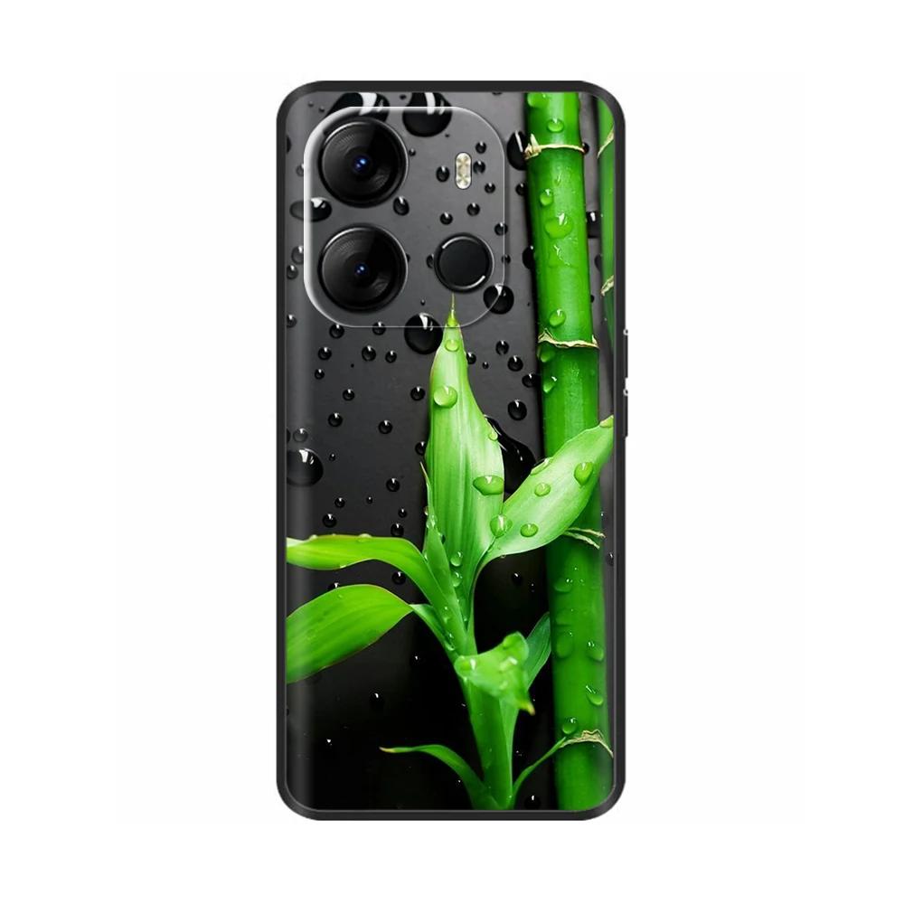 Für Spark Go 2023 Hülle Weiche Schwarze Silikon-Stoßstangenabdeckung Für Tecno Spark Go 2023 BF7n Abdeckung Capa Protect Handyhülle Etui