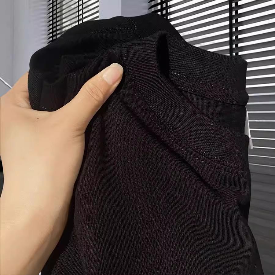 2025 Spring/Summer Loose Cotton Short Sleeve T-Shirt for Women – Trendy American Fashion