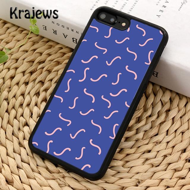 Krajews Memphis Motivo Astratto Custodia Morbida per Telefono Cover Per iPhone 14 5 6s 7 8 plus X XR XS 11 12 13 pro max Samsung S21 S22ultra
