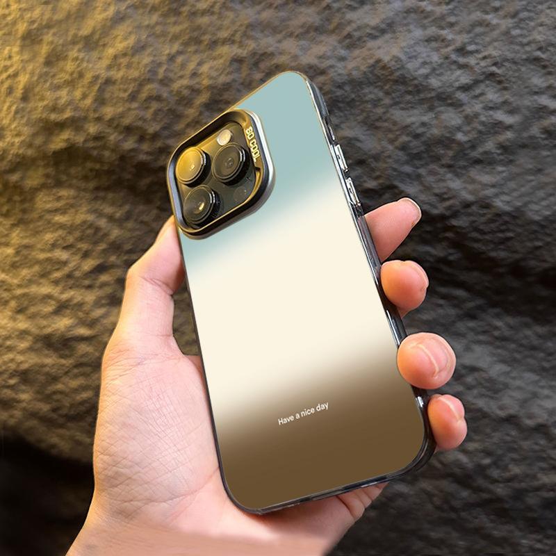 Gradient color Matte Silver IMD Phone Case For  Mi 14 13 12 12T 13T Pro 11 Lite 5G Poco F6 X5 X6 M6 Pro Shockproof Cover