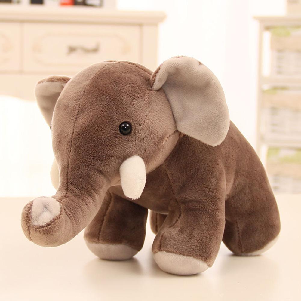 Cute Large Stuffed Plush Toy Simulation Elephant Doll Throw Pillow Birthday Christmas Gift