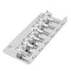 Bass Bridge Zinc Alloy Fixed Type 6 String Electric Bass Bridge Replacement for Practice