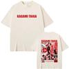 Japanese Anime Kuroko's Basketball Kagami Taiga Graphic Print Unisex Fashion Casual Soft Pure‑Cotton Short‑Sleeve  T-shirt