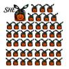 Transparent Cookie Bags with Drawstrings 48 Pcs Halloween Candy Bags, Kids Trick or Treat Goodie Cute Rabbit Small Containers for Party Ear