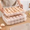 30 Grids Refrigerator Egg Holder Large Capacity Egg Tray Egg Storage Box  Home Use