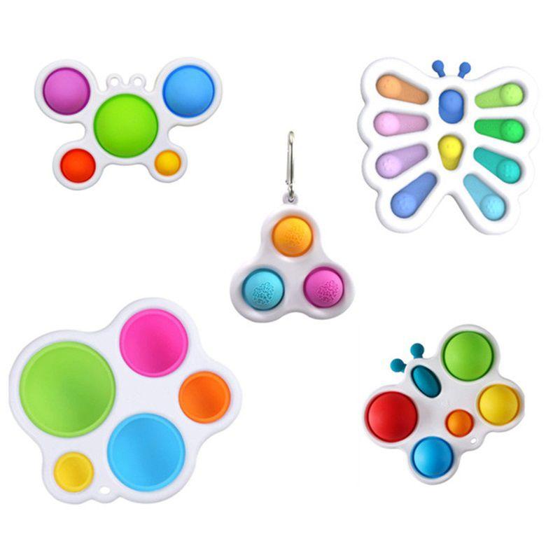 Silikon-Dimples Ziffern Fidget Spielzeug für Büro und Klassenzimmer**