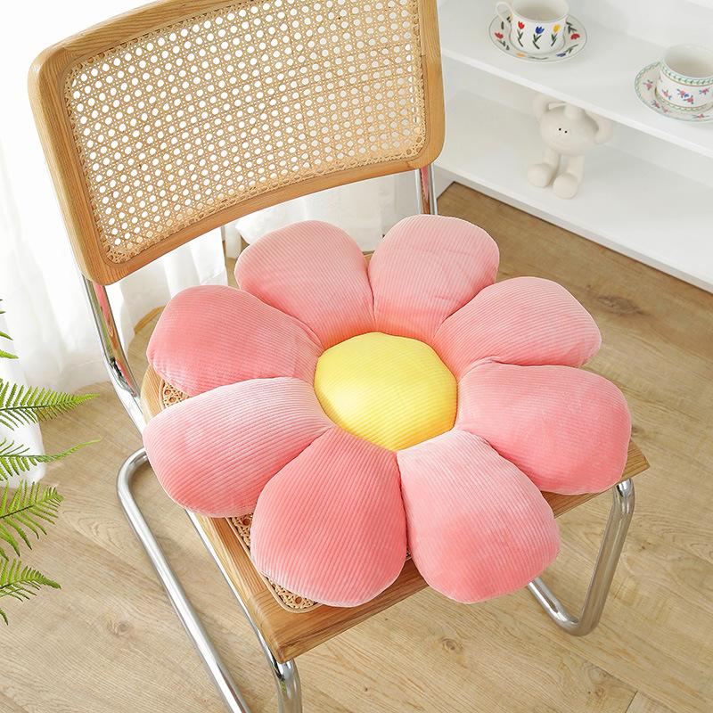 

Мягкая подушка с шестью лепестками цветов, девчачий декор комнаты, подушка с подсолнечником, эркер, розовый цветок, установка для детей, подушка для сиденья в спальне 35*35cm розовый