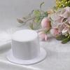 Mini Top Hat 9cm EVA Baby Toppers for Dolls Crafts Black/White Pet Costume Accessory