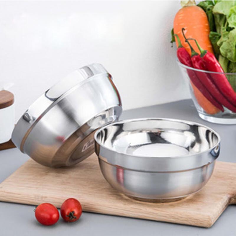 Stainless Steel Double-Layer Rice Bowl