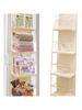 4/6-tier Hanging Storage Bag Foldable Organizer Over-the-door Holder For Hair Accessories Snacks Toys Clothes Storage Holder Bag