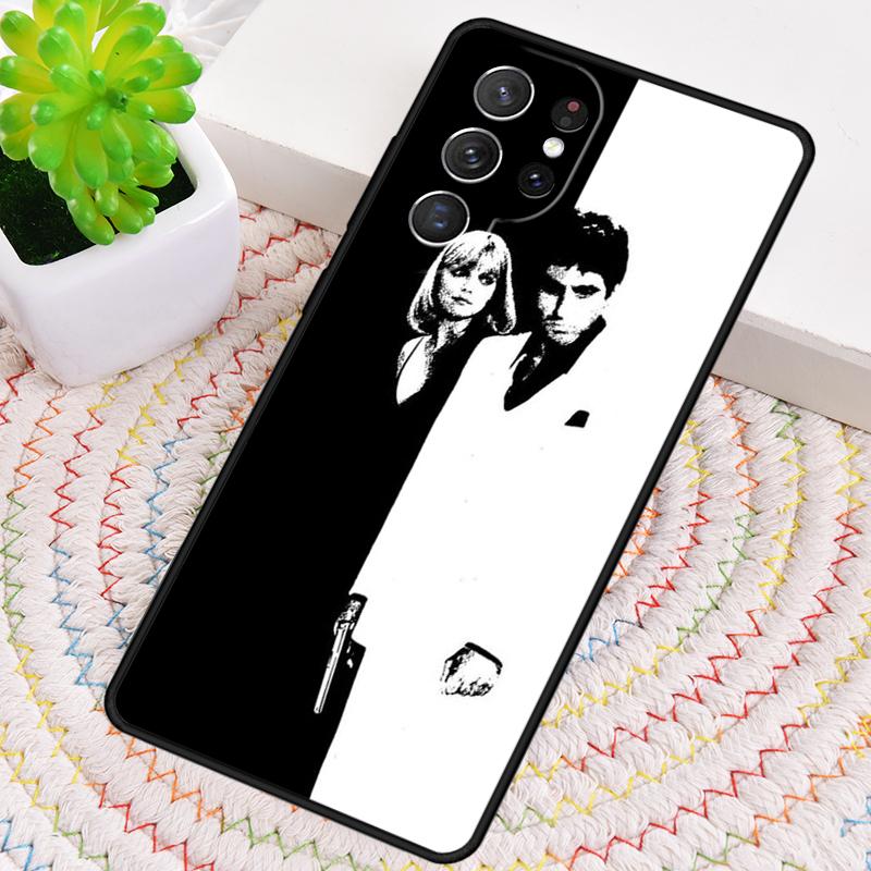 Scarface Tony Montana Print Phone Case For Samsung Galaxy Note 10 Pro S26 S25 S24 S23 S22 Ultra Plus S21 FE S20 Shockproof Cover