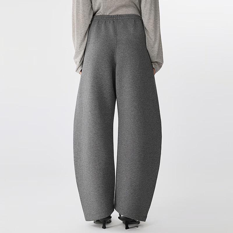 JNBY Women's 2025 Spring Curved-Leg Casual Trousers