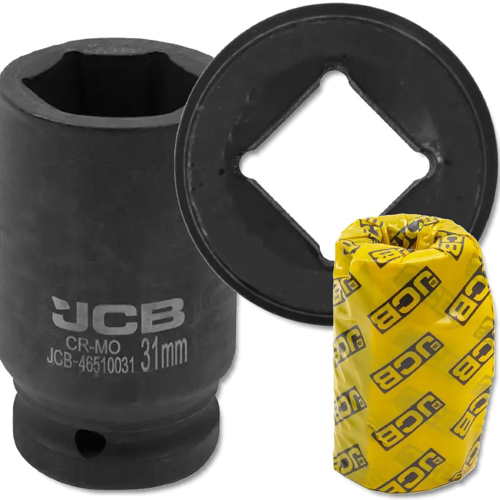JCB 3/4" Cr-Mo Deep Impact Socket 6-Point 31mm Socket Wrench