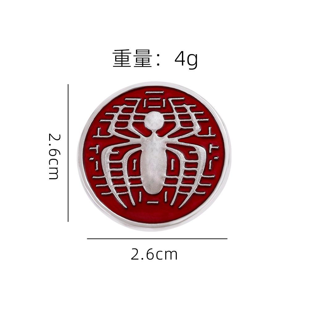 

Transformers series cartoon badges Avengers Marvel movie peripherals Team America Spider-Man brooch