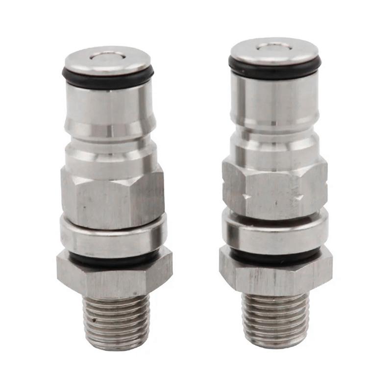 

Promotion! For Ball Lock Post Air Inlet And Outlet Valve, 1/4Bsp Extended Thread, Can Be Equipped With Co2 Splitter Craft Beer E серебряный