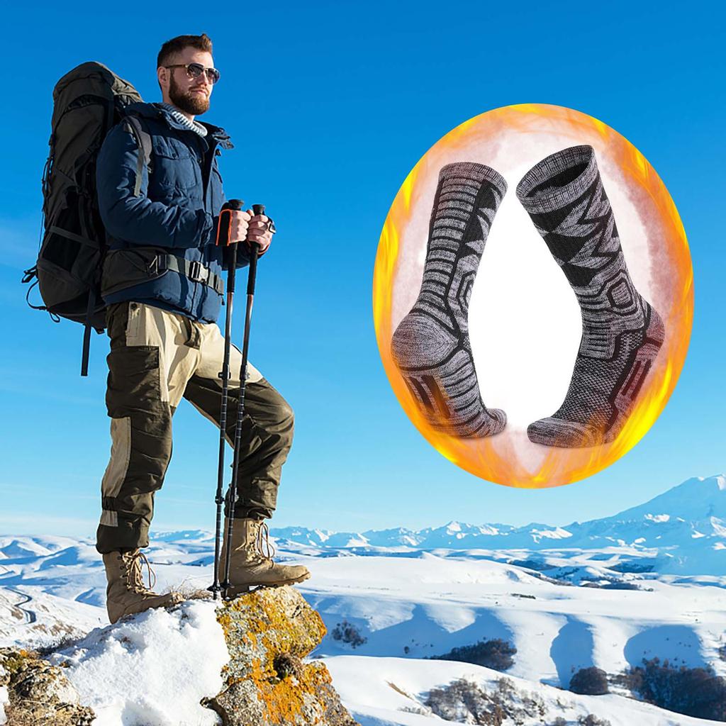 Calcetines de esquí de invierno para hombres y mujeres Calcetines térmicos  calientes para climas fríos comprar a buen precio — entrega gratuita,  reseñas reales con fotos — Joom