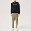 New FILA Sweatshirts Men's Jet Black F11M147201F-BK
