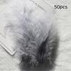 50Pcs Premium Soft Turkey Marabou Feathers Fluffy Craft Feathers for Kids Art Project Birthday Party Decor