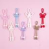 Diy Bag Charm Handmade Butterfly Braided Rope Keychain  Bag Pendant Jewelry Diy Colorful Handbag Hanging Dec Key Holder