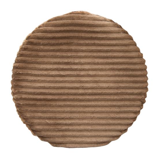 

Seat Cushion Cover Soft Protective Solid Color Round Stool Chair Seat Flannel Protector Home Decor for Banquet 40x40cm кофейный