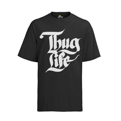 Ditos Thug Life Thuglife 2pac Gráfico Hip Hop Novo Rapper Música Camiseta Masculina