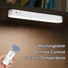 Compact LED Night Light Desk Lamp - USB Rechargeable Magnetic Dimming, Eye-Protecting Closet Light for Office Study Home