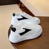 College style simple platform white shoes autumn new lace-up casual shoes student versatile board shoes women