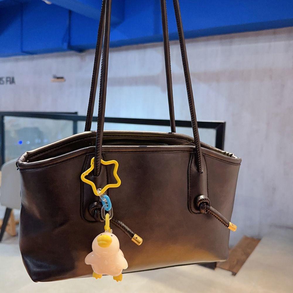 Roast Pig Color-Changing Cartoon Keychain Uv Sensitivity Bag Hanging Decoration  Small Gifts