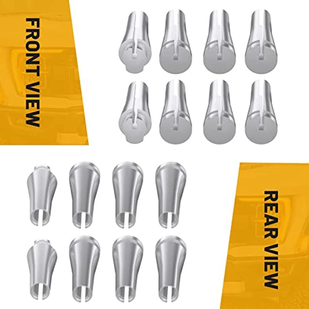 8 Ends Ford Door Latch Cable Repair Kit - Aluminum Latch Lock Cable Ends Repair Tool For Ford F-150 F-250 F-350 E-series Ranger Expedition Excursion