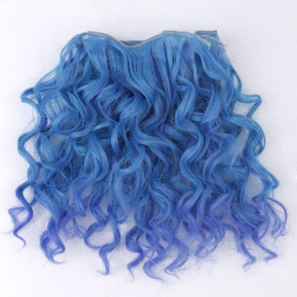 Hochtemperatur-Draht BJD-Puppe Lockiges Haar Imitation Locken Puppenhaar BJD-Perücke DIY DIY-Sachen