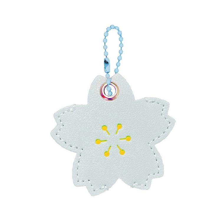 

Cartoon Flower Key Cover Cuteness Leather Key Chains Women Funny Flower Key Holder Caps Dust Caps Pendant Girls Present синій