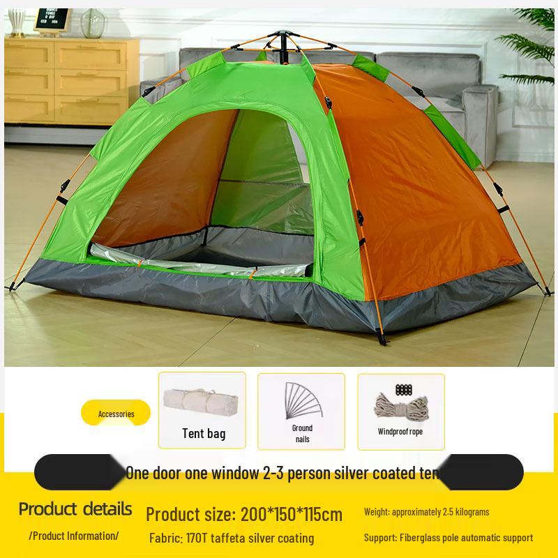 Automatisches Quick-Open Outdoor Camping- und Strand-Sonnenschirmzelt
