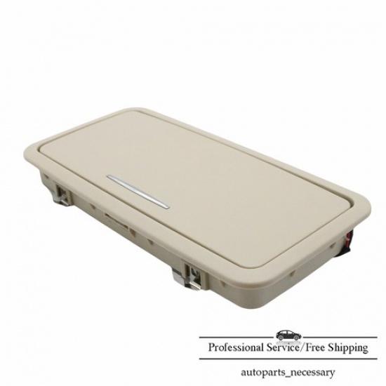 For Jaguar XJ 2010-19 Creamy White Rear Row Vanity/Makeup Mirror With Lights US